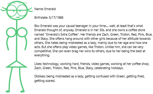 Emerald's Bio