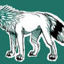 Fursona: Kokochi -wolf form-