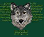 wolf:a haiga by haijinik