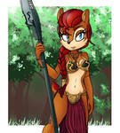 Sally as Leia - commission by MightyMorg