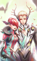 Royalty of the Woods - Oberon n Titania [Warframe]