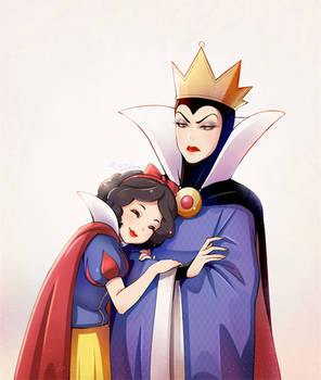 Snow white and evil queen