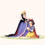 The Queen and Snow white