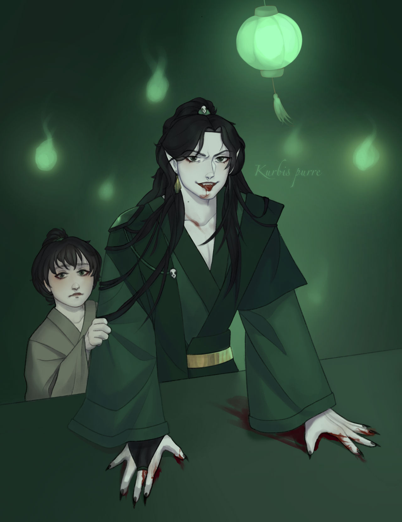 Qi Rong and son by DIEKARTOFFELPURRE on DeviantArt