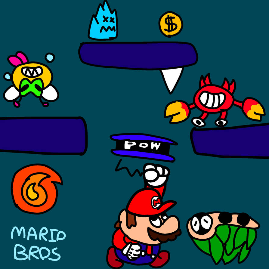 Classic Mario Bros (Arcade classics) by MUNDODOLUCAS2009 on DeviantArt