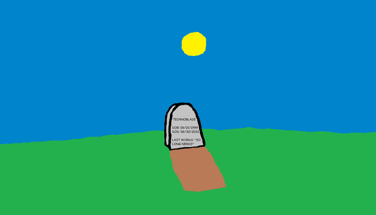 Technoblade's grave 