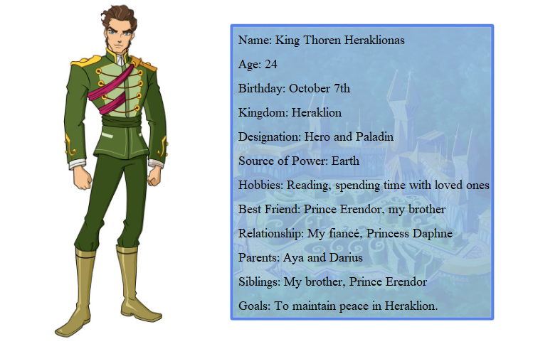 Thoren From Winx Club