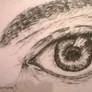 A Pen Drawing Of My Eye