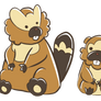 #399 Bidoof + #400 Bibarel