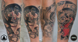 Allen Iverson vs Michael Jordan  sleeve