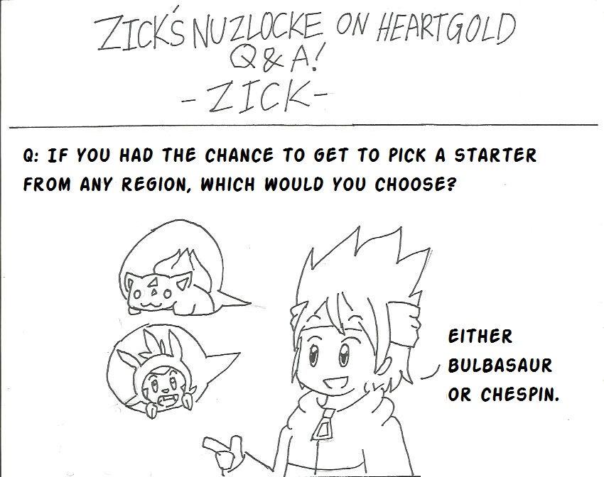 Zick's Nuzlocke On HeartGold QNA! ( ZICK )