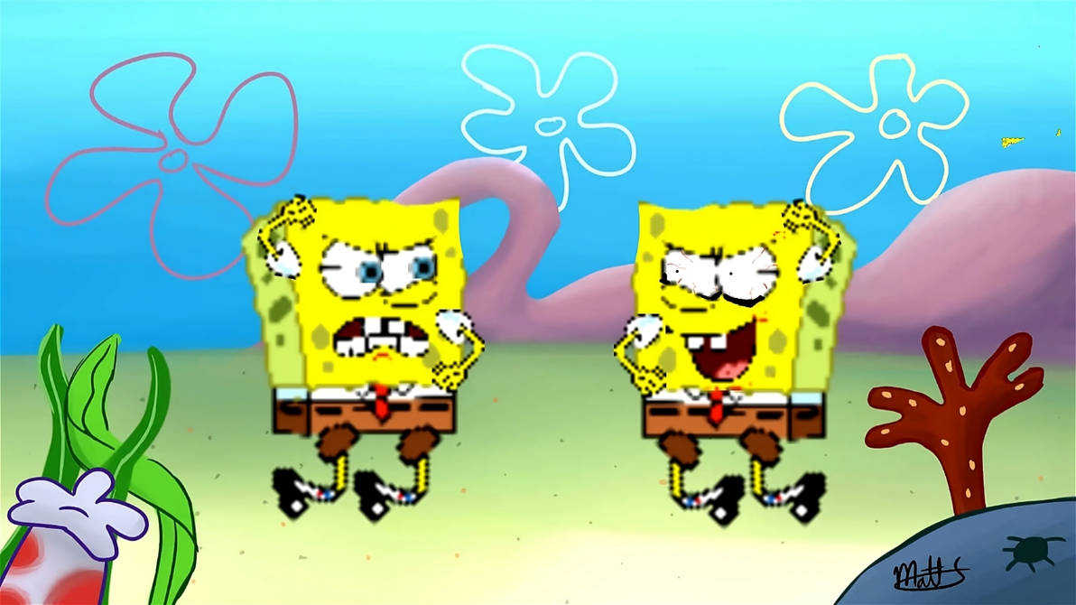 Normal SpongeBob Vs. Resignation SpongeBob by ParaLetter1997 on DeviantArt