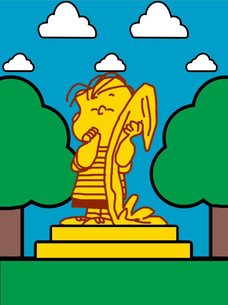 Linus van Pelt Gold Statue by DarthVader867554333 on DeviantArt