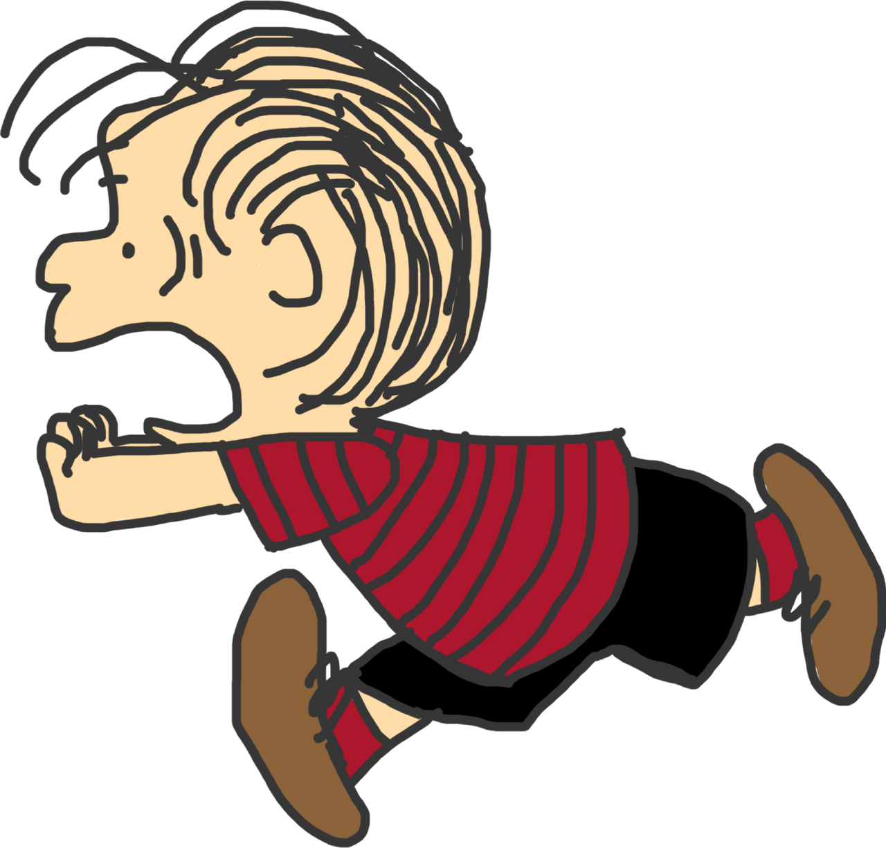 Linus Running Away by DarthVader867554333 on DeviantArt