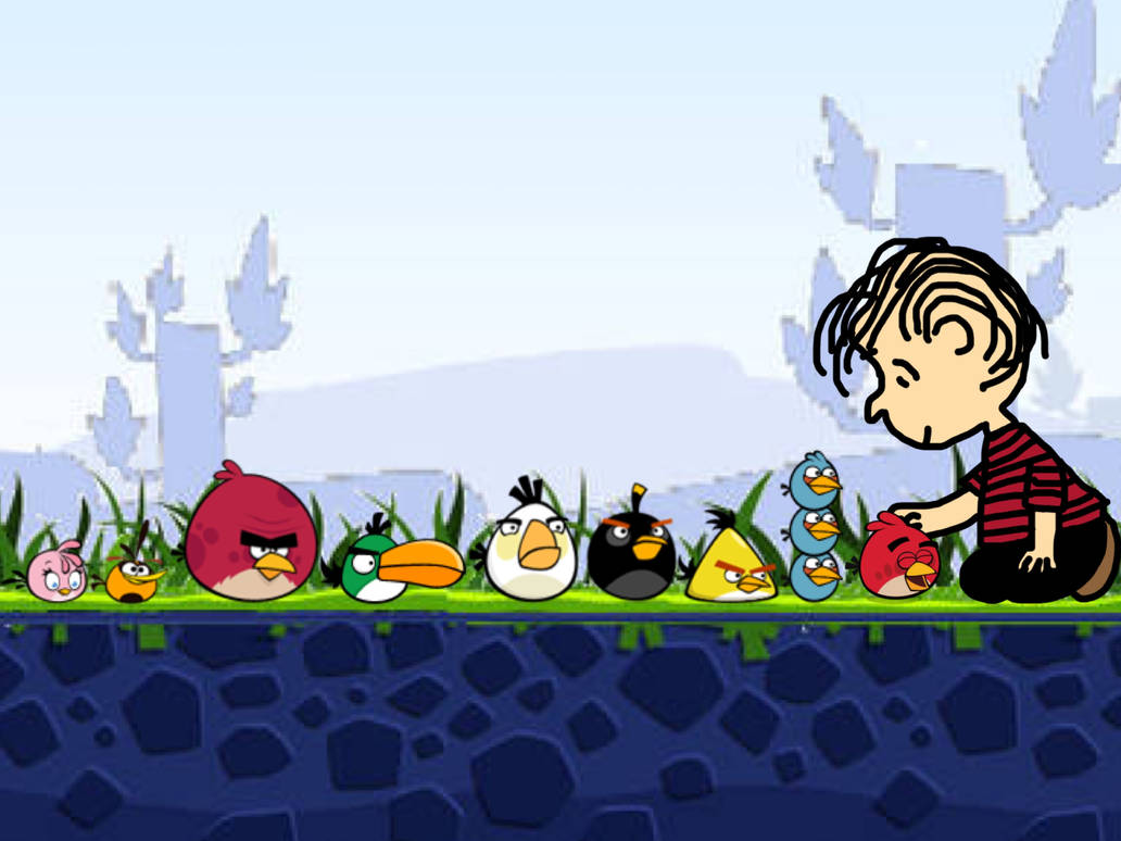 Linus pats the Angry Birds on the head. by DarthVader867554333 on ...