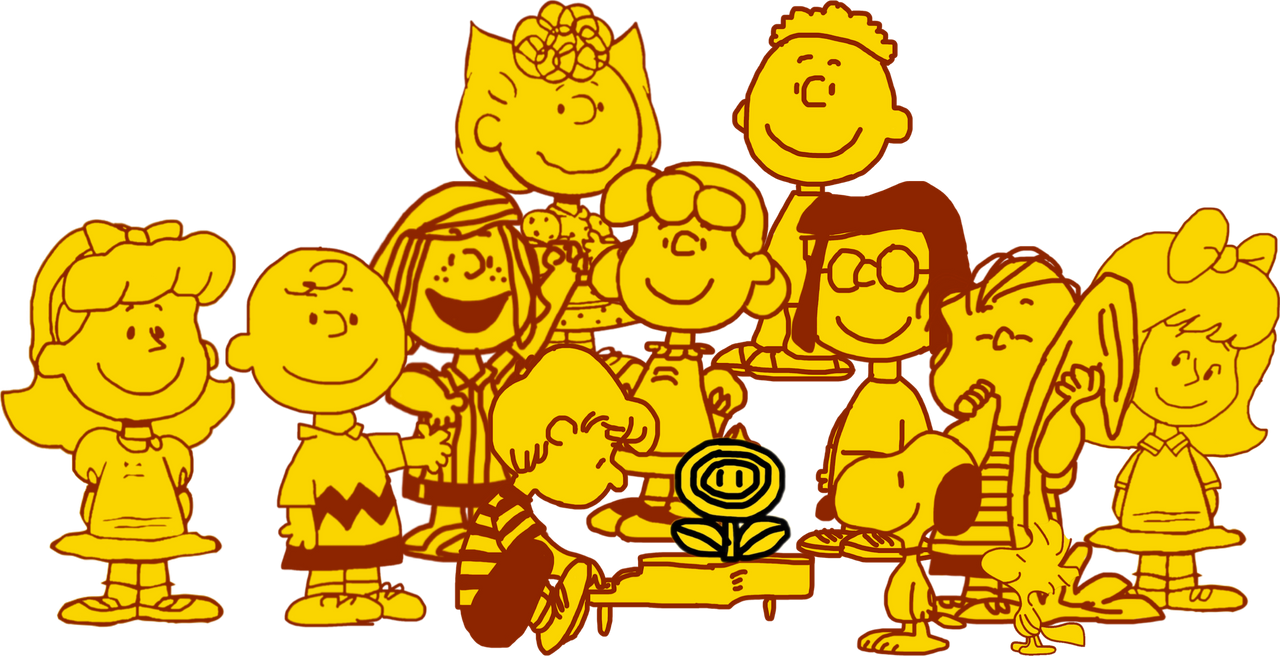 Gold Peanuts Gang By DarthVader867554333 On DeviantArt Gold peanuts gang by darthvader867554333 on deviantart