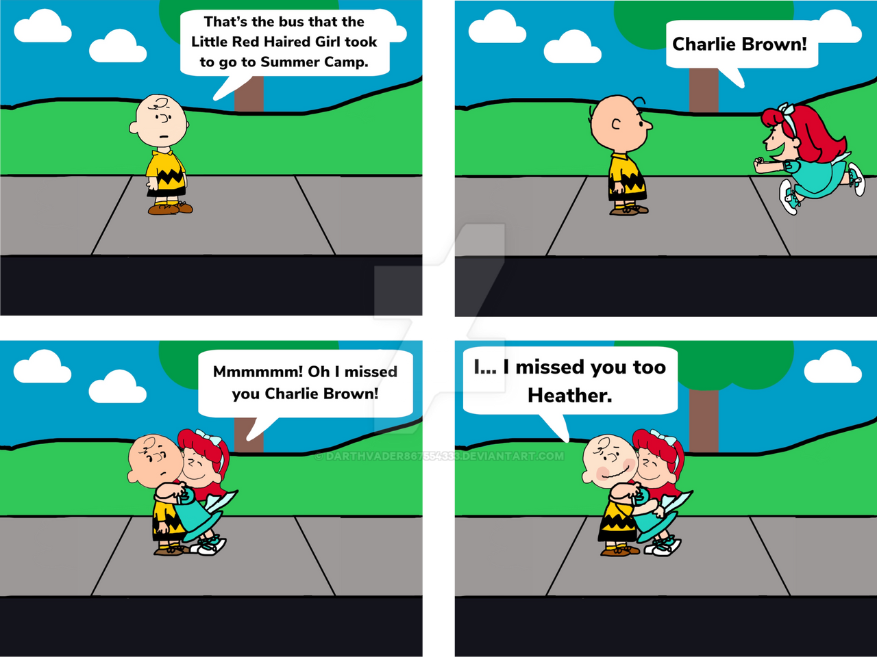 Heather returns from Summer Camp comic by DarthVader867554333 on DeviantArt