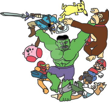 Hulk SMASH Super Smash Brothers (2)