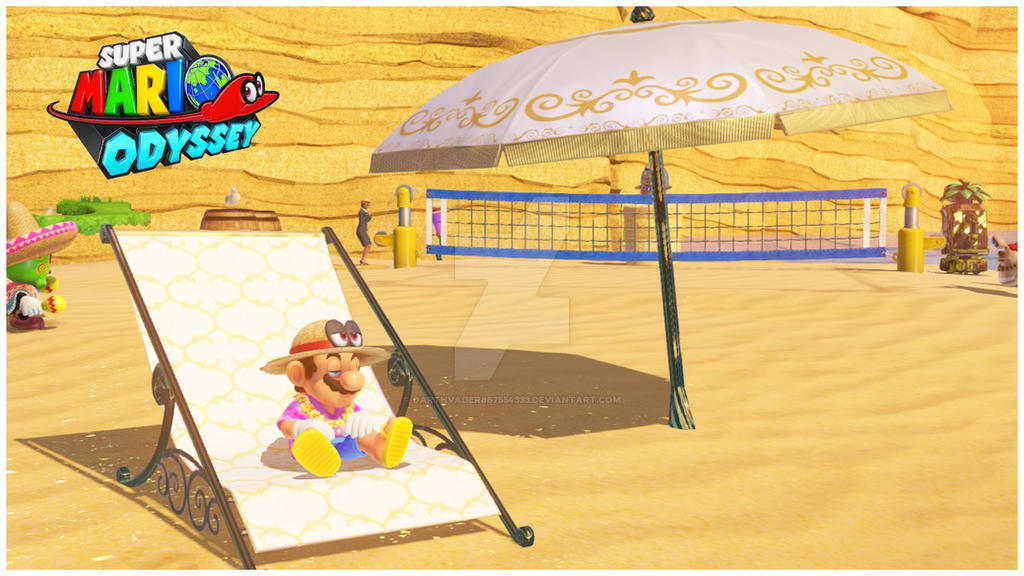 Mario Riding Sea Mario in The Seaside Kingdom by DarthVader867554333 on DeviantArt