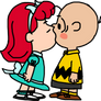 Heather Kisses Charlie Brown