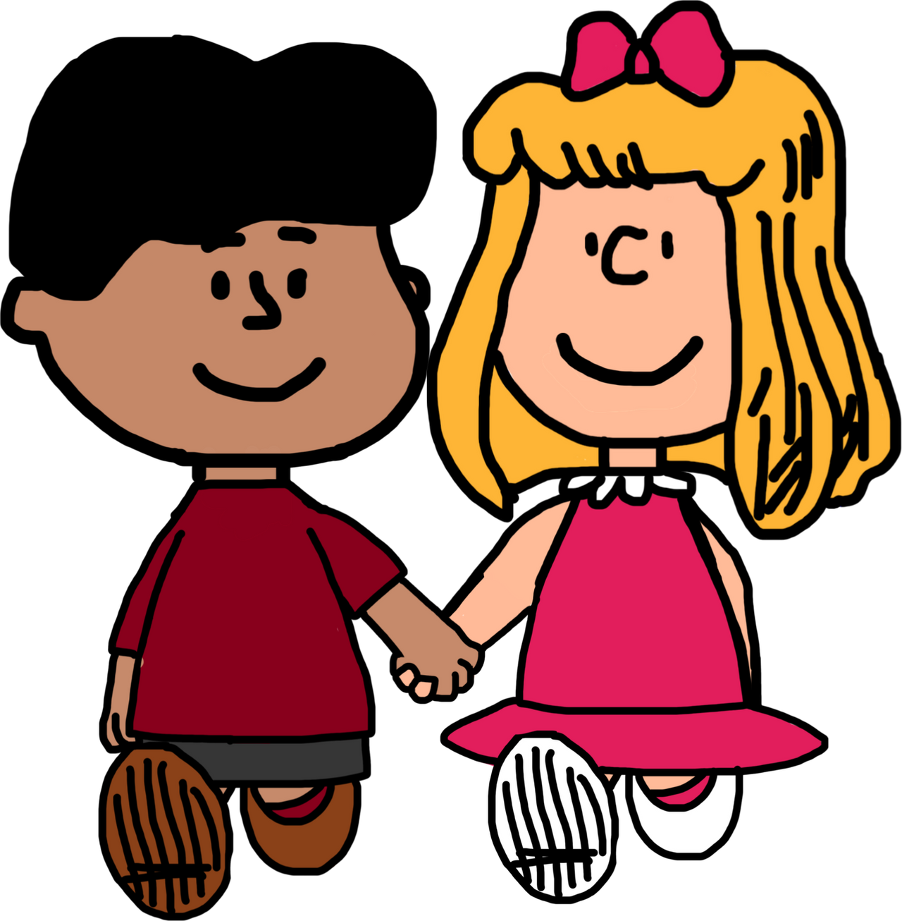 Emily and Gregory holding hands by DarthVader867554333 on DeviantArt