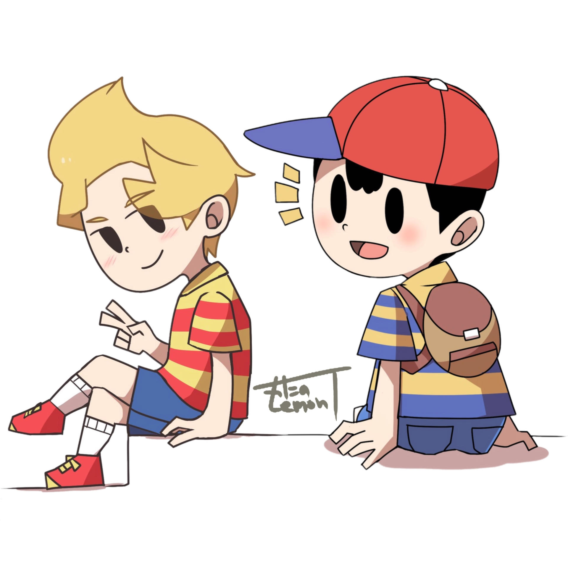 Ness and Lucas by DarthVader867554333 on DeviantArt