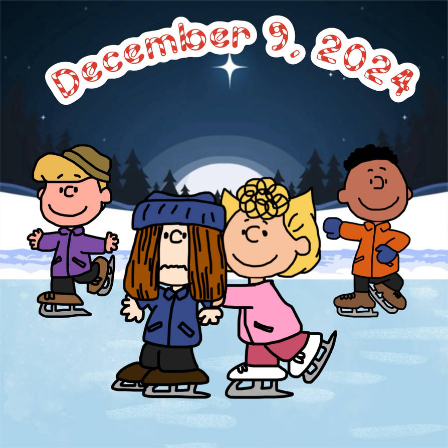 12/9/24 - Peanuts Ice Skating (4) by DarthVader867554333 on DeviantArt