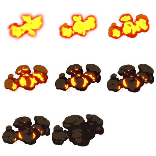 explosion fx explosion fx mugen sprite sheet NZC by Boltanim on DeviantArt