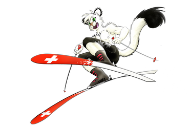 Monti goes Skiing [Comission]