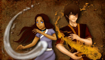 Zuko and Katara - Fire and Water Forever