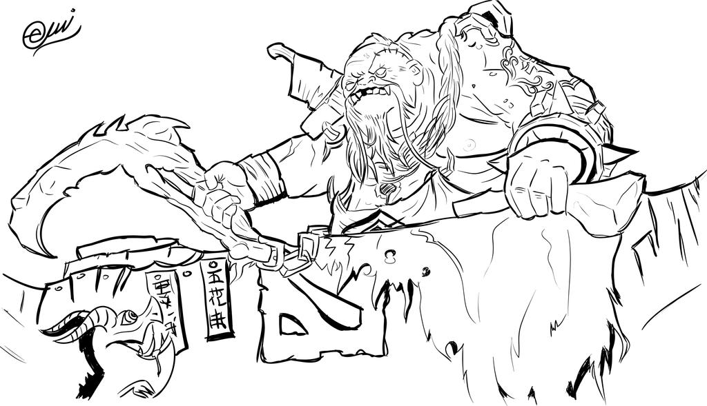 Pudge Draw Pudge Dota 2 by EmiDrawings on DeviantArt