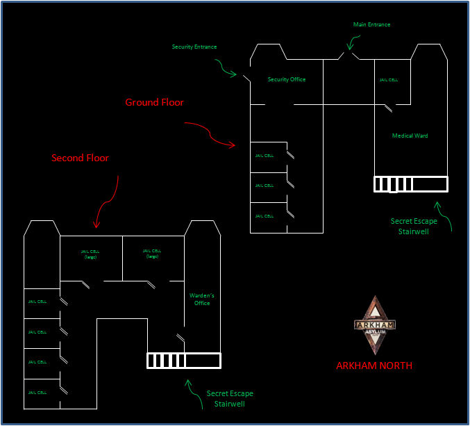 DC - Arkham Asylum - Blueprints by 2count on DeviantArt