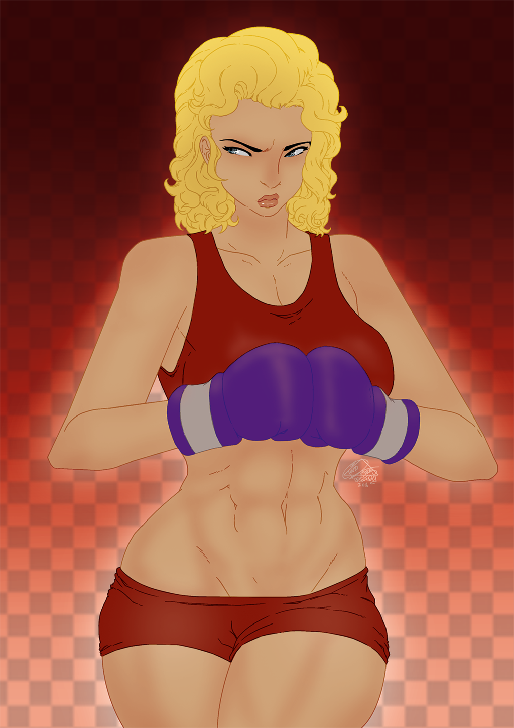 Liz Professional Boxing Gear By Deadpoolthesecond