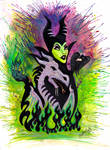 Maleficent Dragon Painting