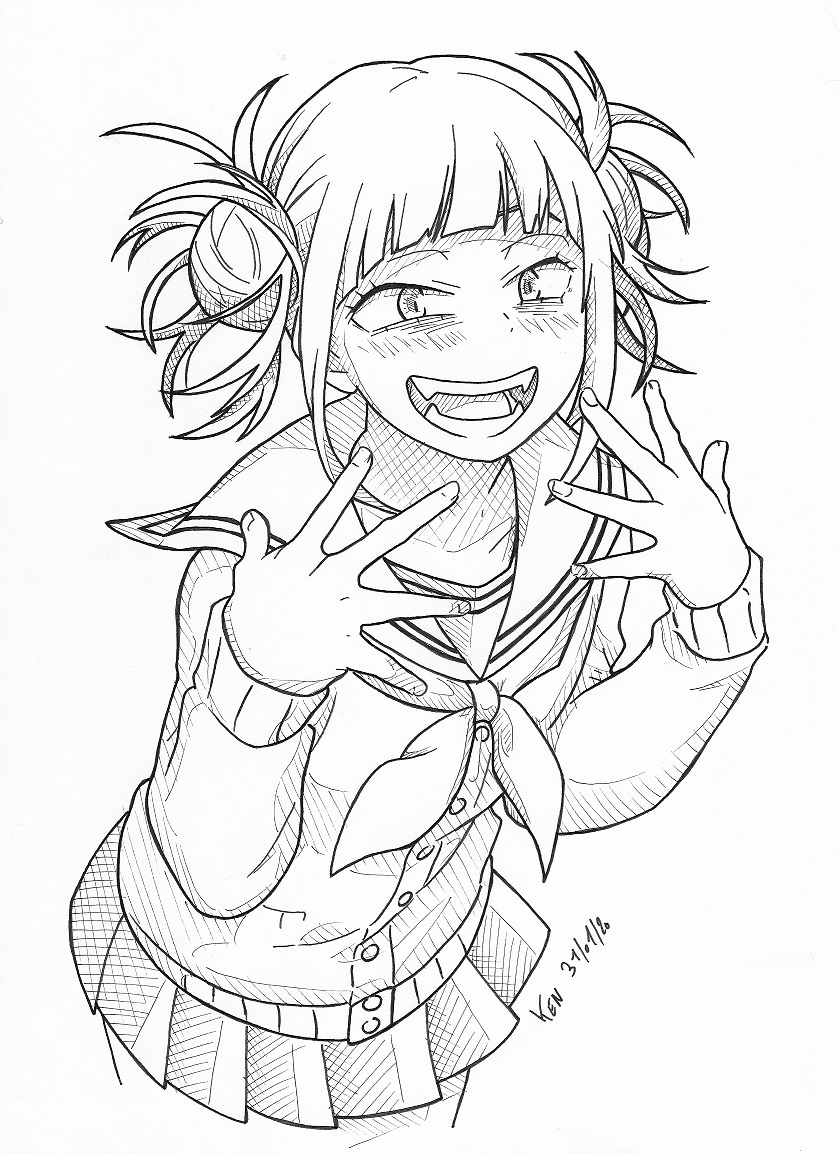 Himiko Toga by redkojimax on DeviantArt