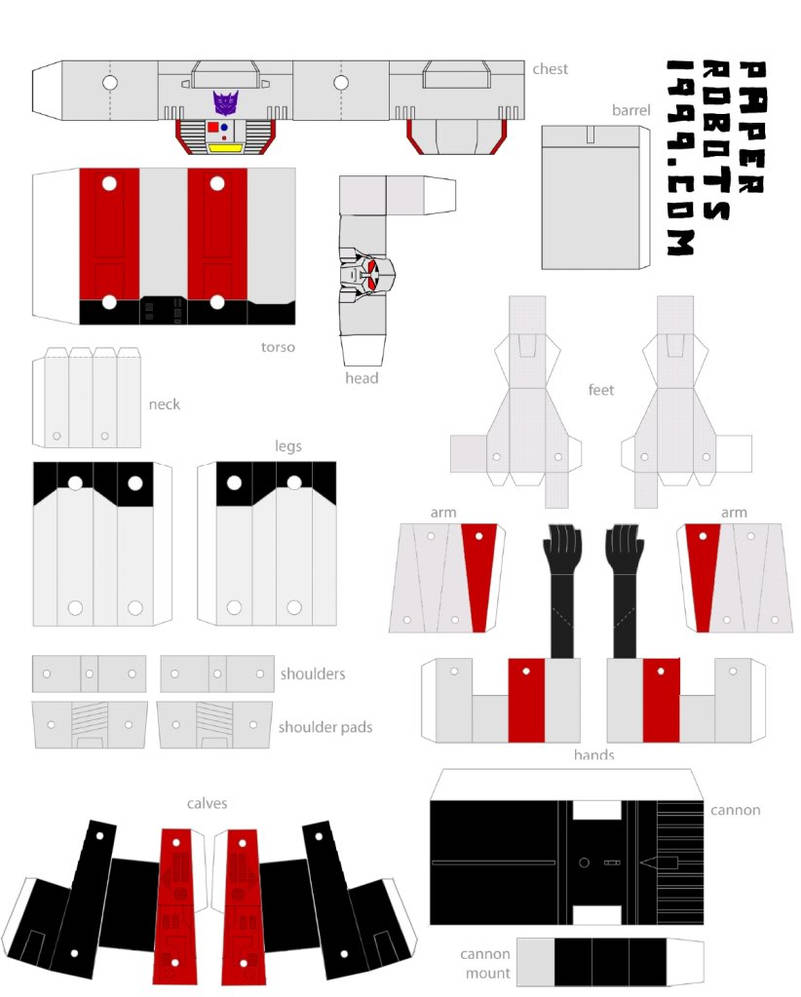 papercraft megatron by minibotgears on DeviantArt papercraft megatron by minibotgears on DeviantArt