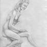 The Bather - Sculpture Drawing