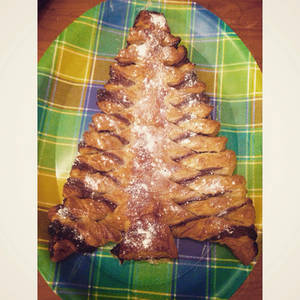 +Nutella Christmas Tree+