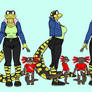 Yvette and Tuco Model Sheet