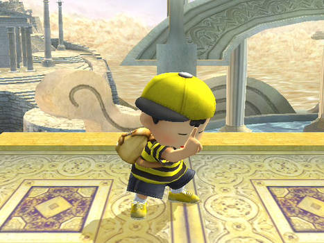 Ness Focusing Before Battle