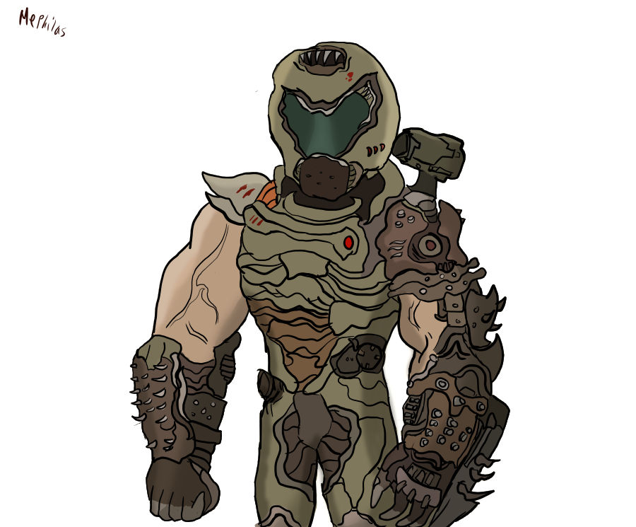 Doomguy (DOOM Eternal) fanart by mephilas on DeviantArt