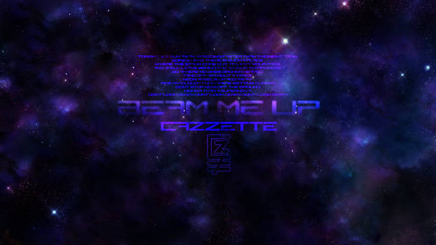 Cazzette 'Beam Me Up' Wallpaper