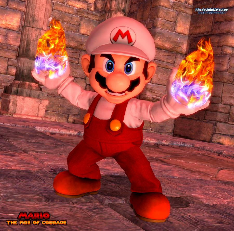 Big Fire Mario Fire Mario 3D by SuperMarioAllStar on DeviantArt