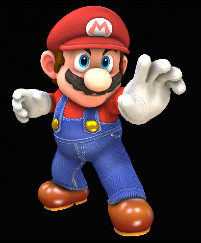 Mario is blocking with his hand render by SuperMarioAllStar on DeviantArt