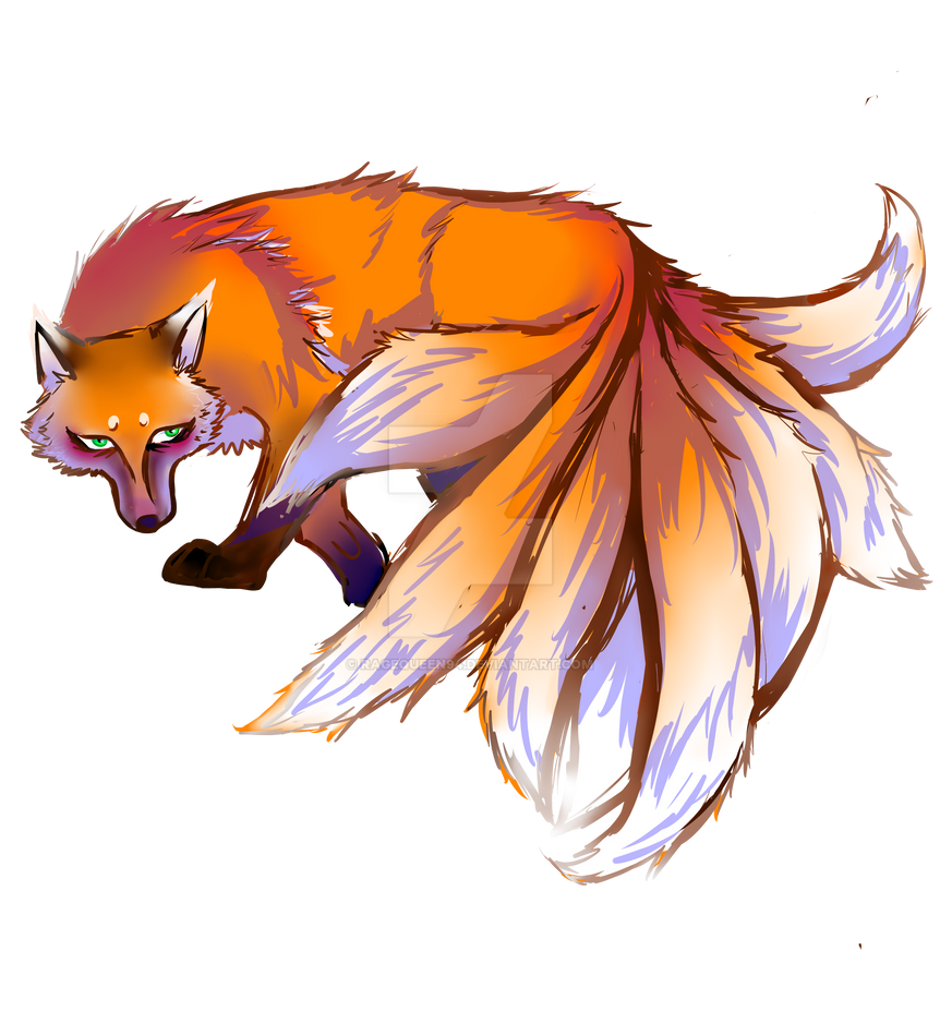 9 Tails Rage Simple Nine Tails by RageQueen94 on DeviantArt