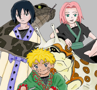 sannin or team 7? 'colored'