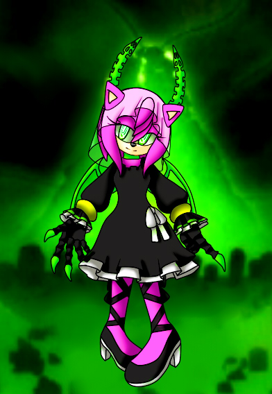 Amy Rose and Dead Master crossover