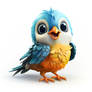 3D cartoon of Macau Bird