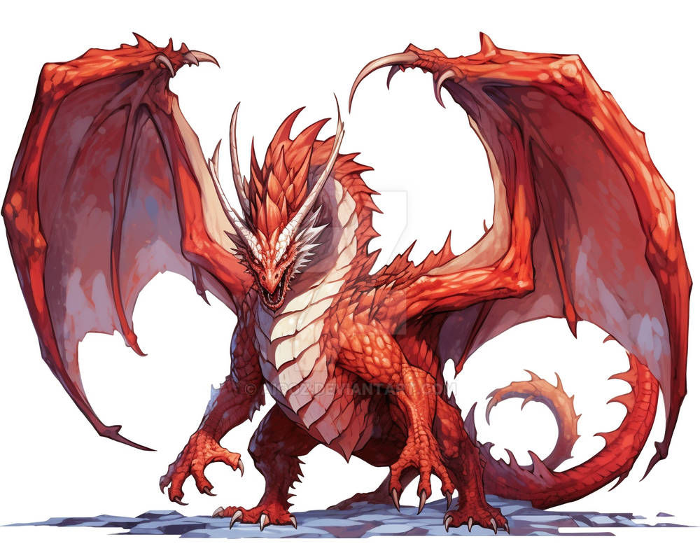 Red Dragon by Aiqoz on DeviantArt