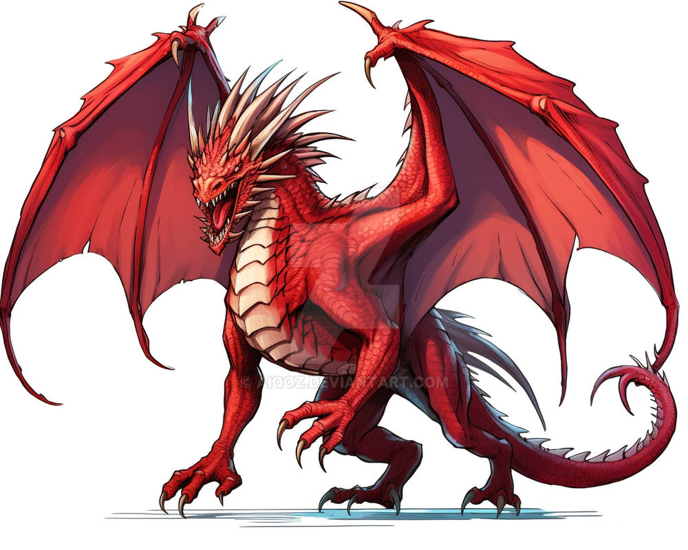 Red Dragon by Aiqoz on DeviantArt